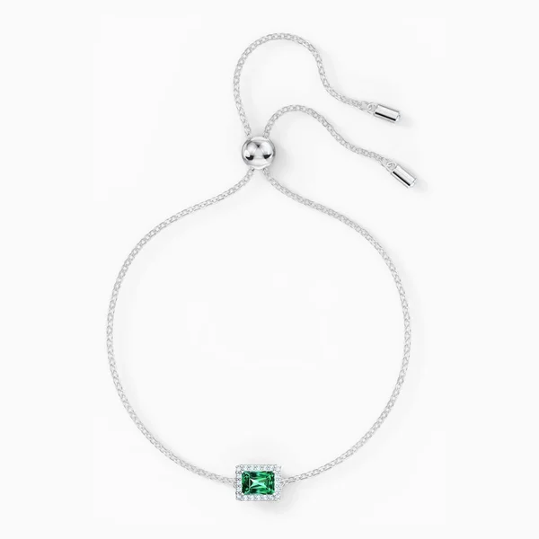 Swarovski Angelic Green Rectangular Pull Bracelet