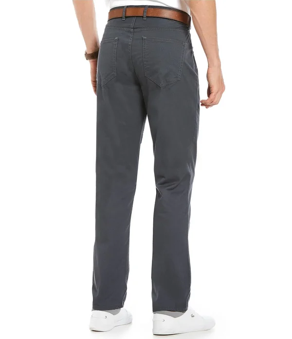 Michael Kors Slim-Fit Parker Stretch Flat Front Twill Pants - 32 30
