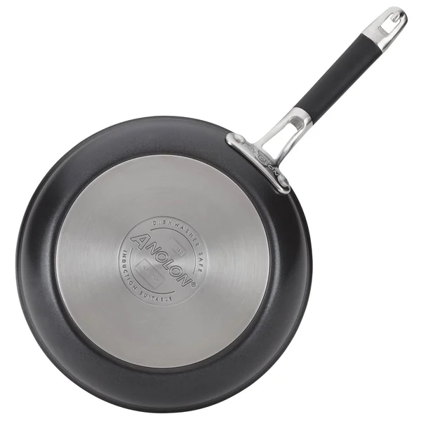 Anolon SmartStack Nonstick Hard-Anodized 12x22 and 10x22 Skillet Set Black