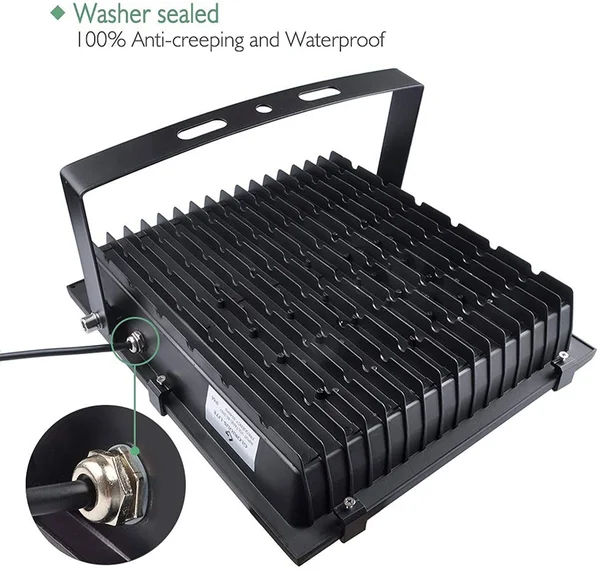 GLORIOUS-LITE LED Flood Light, 150W(750W Halogen Equiv), IP66 Waterproof LED Work Light, 6500K Daylight White, 11000lm, 110V, Outdo