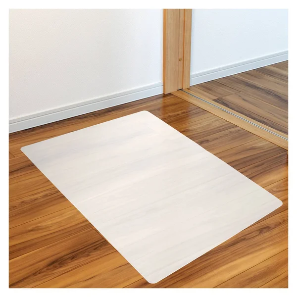 Ecotex Polypropylene Rectangular Anti-Slip Foldable Chair Mat for Hard Floors - 45x22 x 53x22