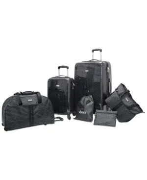 Steve Madden Signature 6-Pc. Luggage Set 6504268 - One Size, Pink