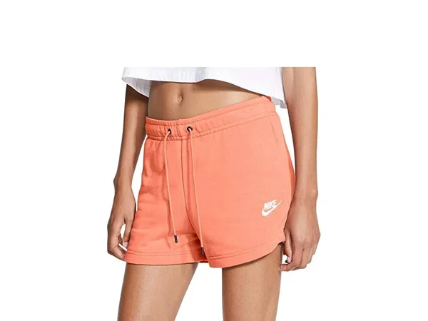 Nike Women NSW Essential French Terry Shorts Red Xlg