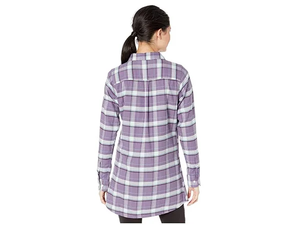 Mountain Khakis Penny Plaid Tunic Shirt Women's Blouse Nightshade : MD