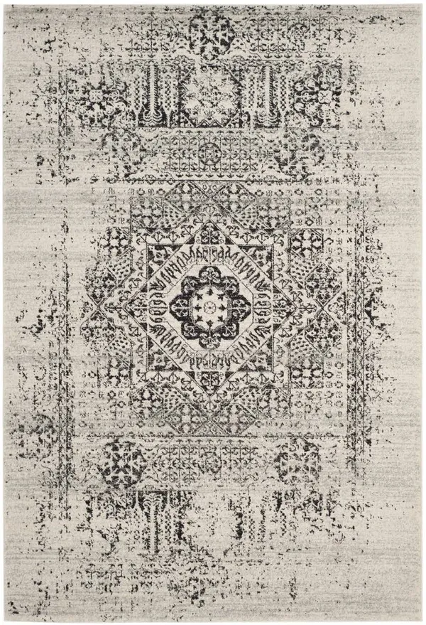 Safavieh Evoke EVK260T 6&7x22 x 9&0x22 Ivory, Black Area Rug