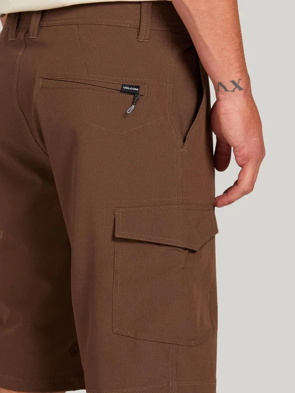 Volcom Surf N& Turf Dry Cargo Hybrid Shorts - Vintage Brown - Vintage Brown - 29