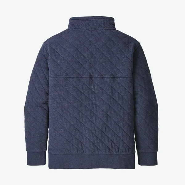 Patagonia Kids& Organic Cotton Quilt Snap-T Pullover - Boys& Clothing - Blue - 65050 - L