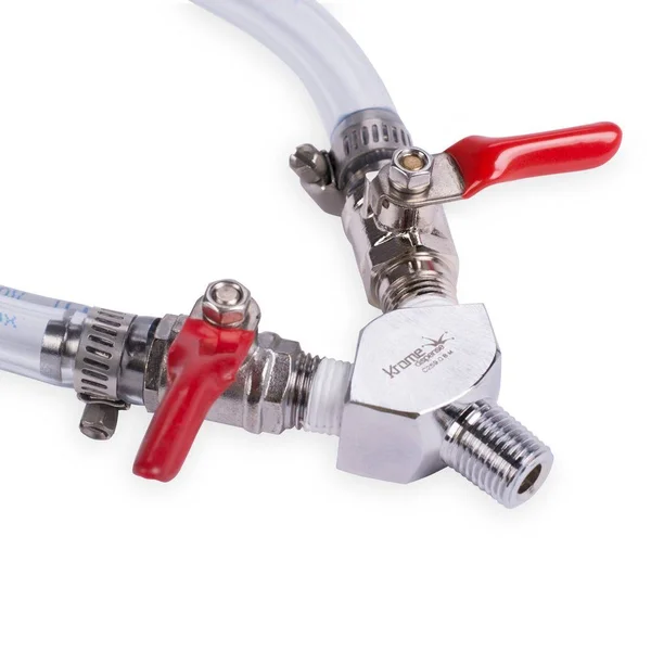 KegWorks Air Y Splitter Kit for Draft Beer Regulator