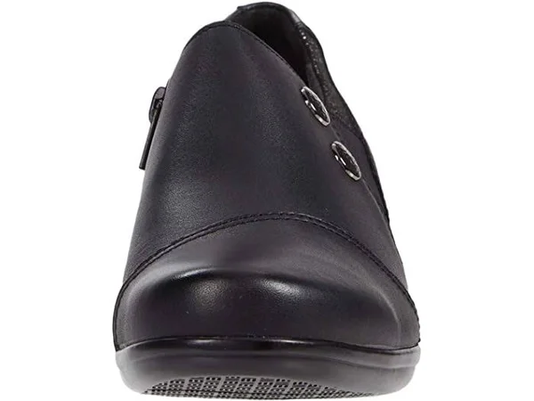 Clarks Emily Beales Women's Shoes Dark Brown Leather/Synthetic : 5 B