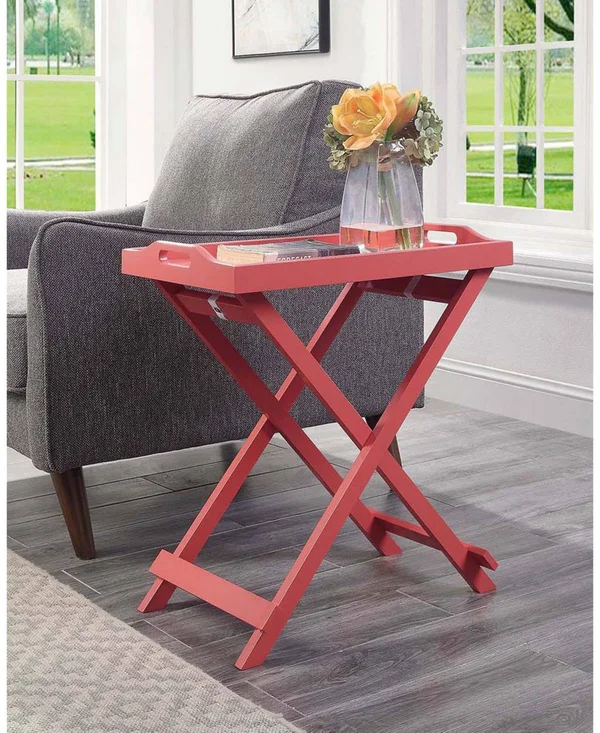 Convenience Concepts 239900BL Designs2Go Folding Tray Table - Black