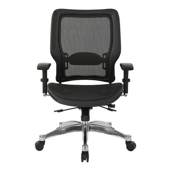 Black Vertical Mesh Back Chair