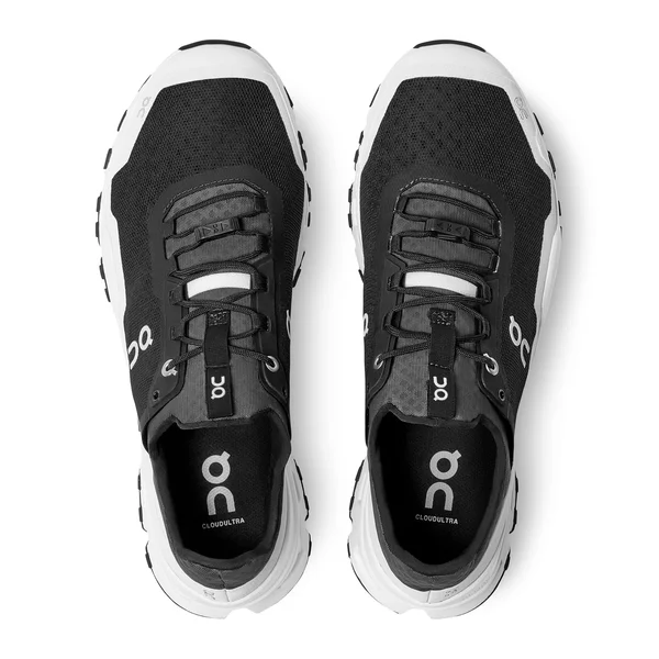 on Cloudultra Trail Running Shoe Men's, Black/White, 14