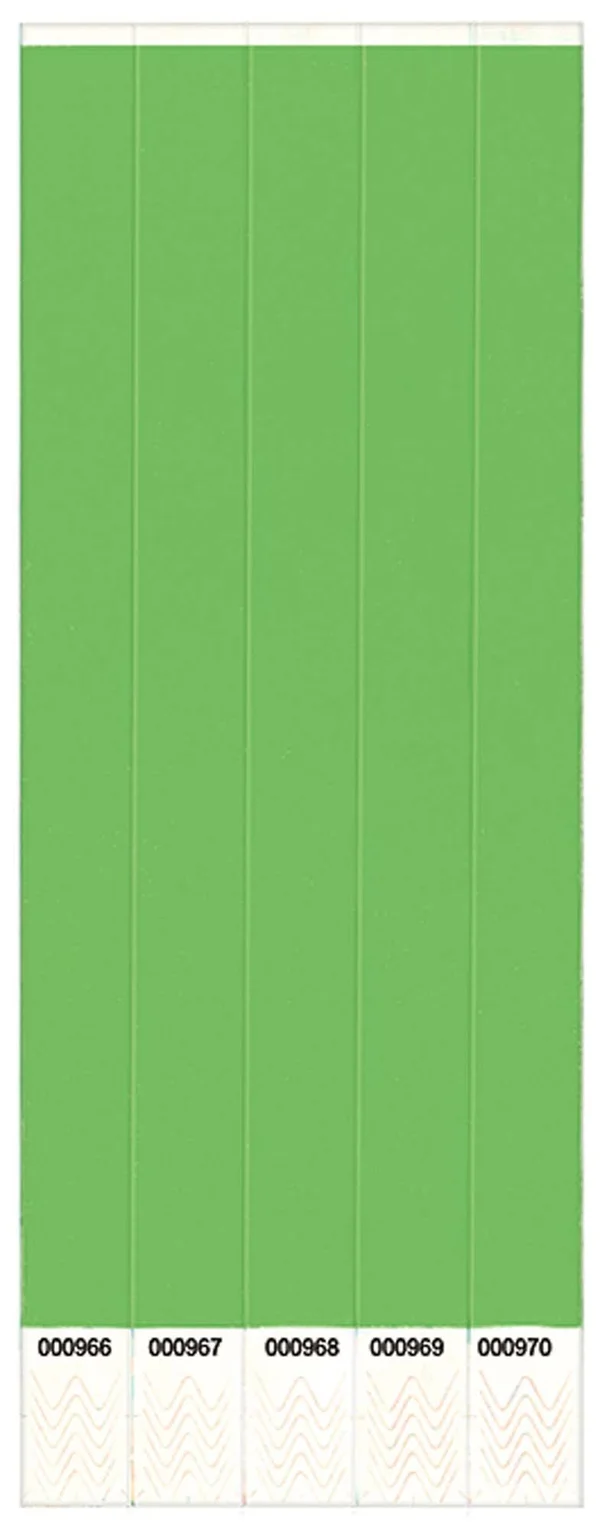 Green Wristbands - Case of 500