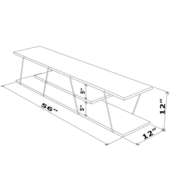 SavaHome Tristana TV Unit (White-Pink)