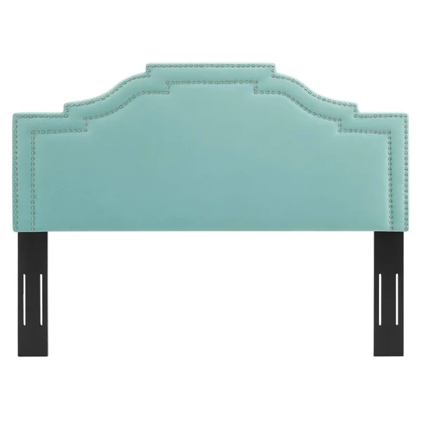 Full/Queen Lucia Performance Velvet Headboard Mint - Modway