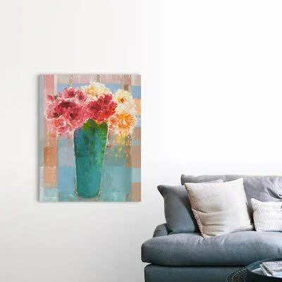Regal & Romantic by Hooshang Khorasani - Painting Print on Canvas Winston Porter Format: Wrapped Canvas - Size: 45x22 H x 36x
