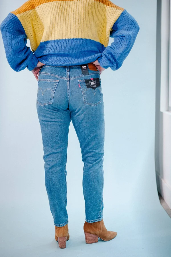 Levi&s 501 Skinny Jive Ship Jeans - 28, Dark Denim