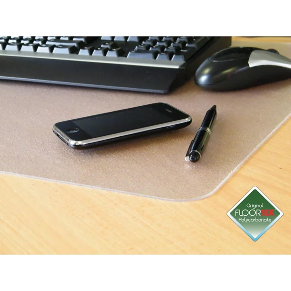 Desktex Polycarbonate Anti-Slip Desk Mat Rectangular Shaped (20x22 x 36x22)