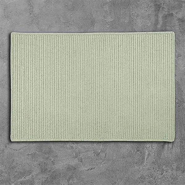 Colonial Mills LS13R024X036S Sunbrella Solid Rug, Sea - 2 x 3 ft.