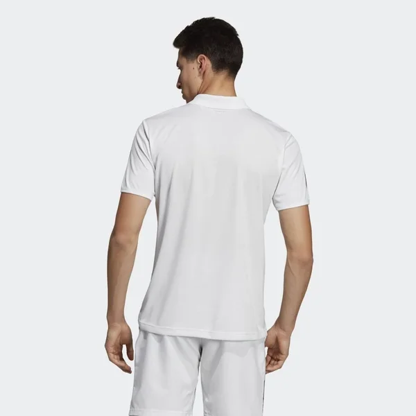 Adidas Men's Club 3 Stripes Tennis Polo, XXL, White