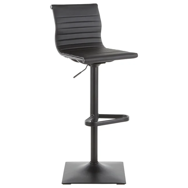 LumiSource Masters Barstool in Black/Black