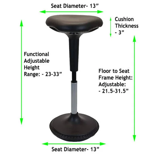 Wobble Stool Standing Desk Chair for Active Sitting Modern Sit Stand