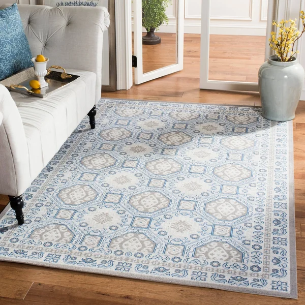Safavieh Patina Blue & Ivory Area Rug; 9& x 12&