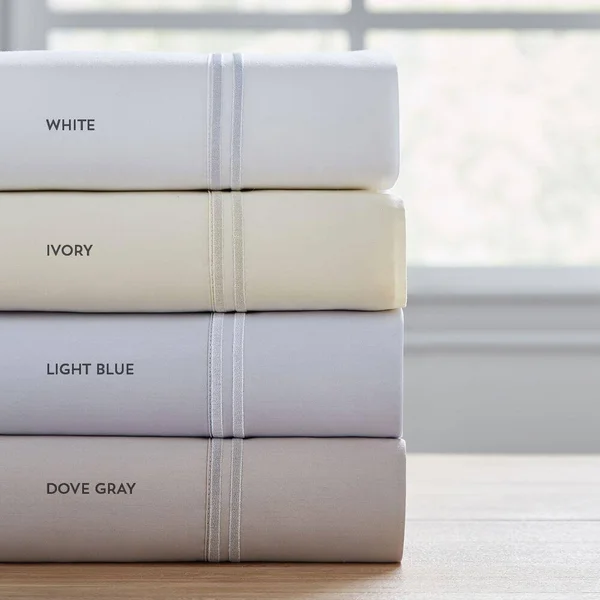 PureCare Premium Ultra Soft Bed Sheet Set Modal Long Staple Cotton - Twin XL - Dove Gray