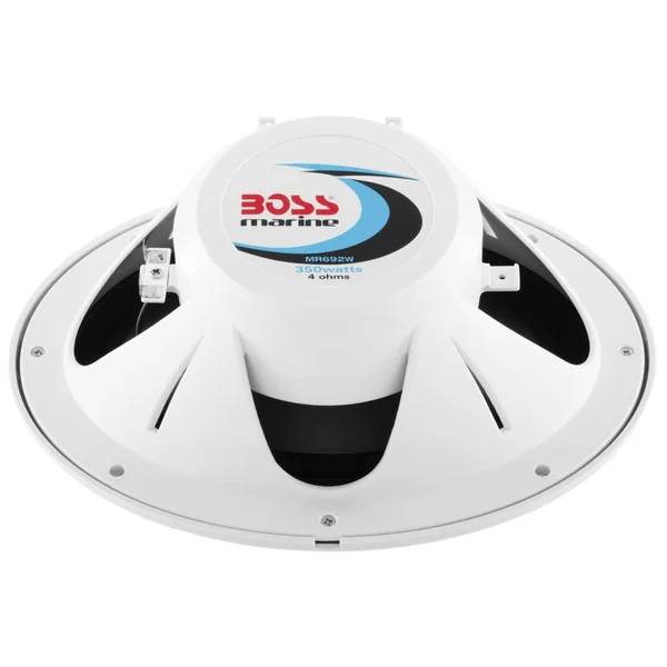 Boss Audio MR692W 6x22 x 9x22 2-Way 350W Marine Full Range Speaker - White