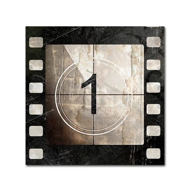 Vintage Countdown I by Color Bakery - 35x35-Inch Canvas Wall Art