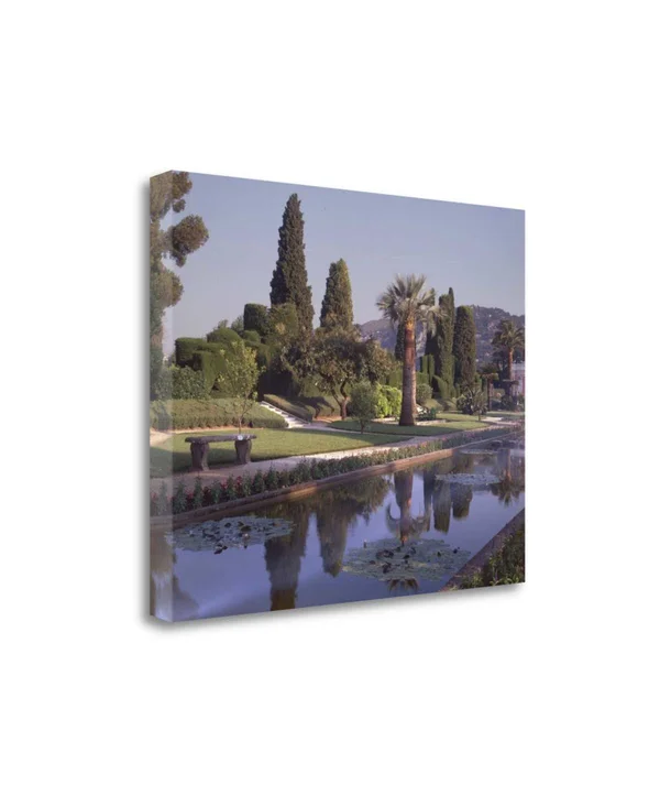 Banc De Jardin - 31 by Alan Blaustein Gallery Wrap Canvas