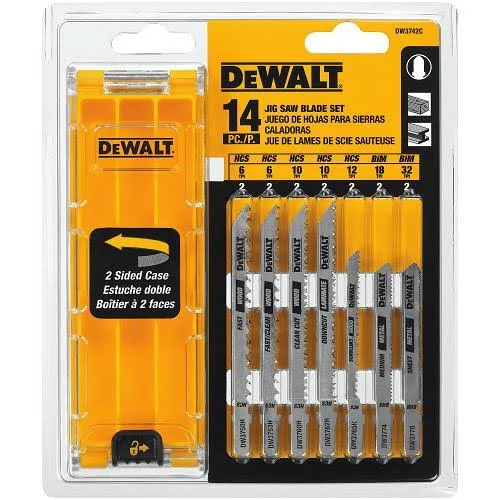 DeWalt Dw3742c T-Shank Jig Saw Blade Set - 5 Pak
