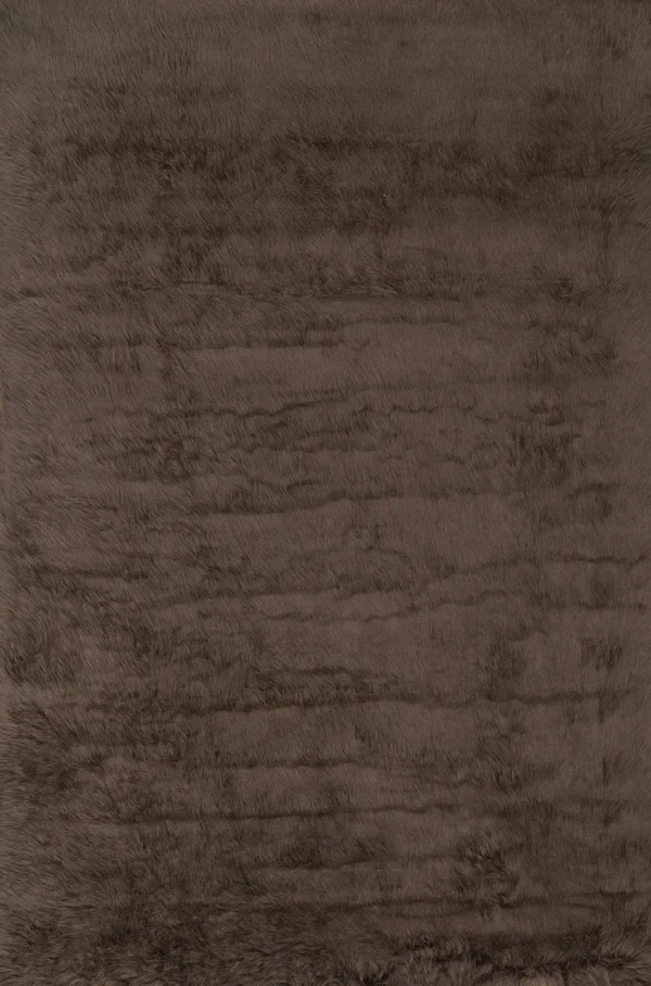 Loloi Danso Shag DA-04 Expresso Area Rug - 5&-0x22 x 7&-6x22