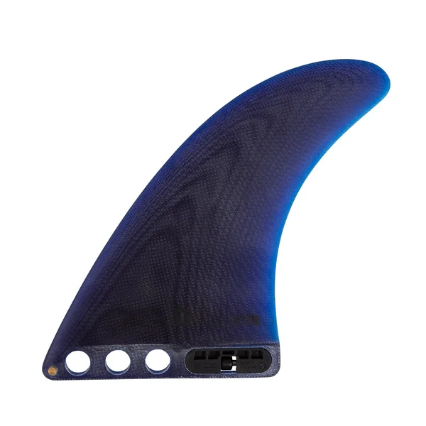 FCS II Single Fin Longboard Fin - Navy - 6x22