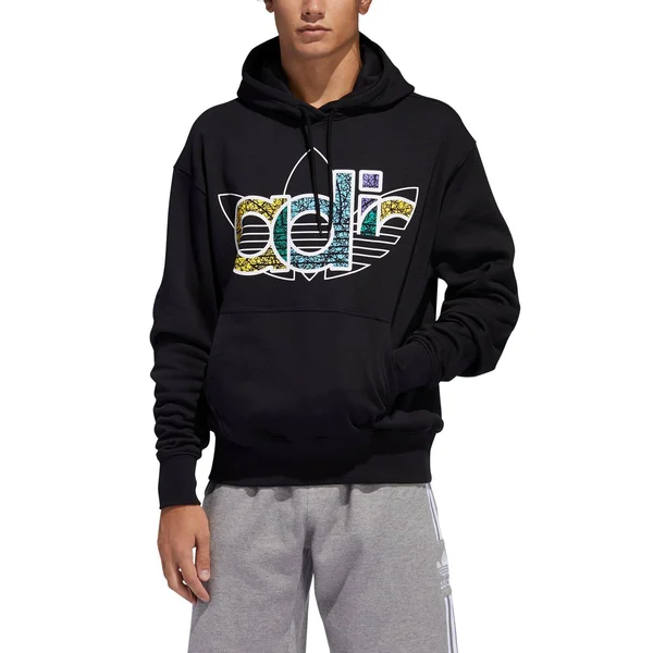 Adidas Originals Adi Trefoil Hoodie (Black) Men's Clothing