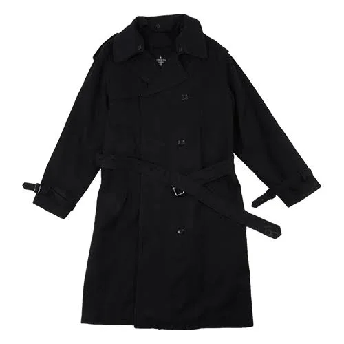 London Fog - Iconic Trench Coat - Black - 46R, Men's
