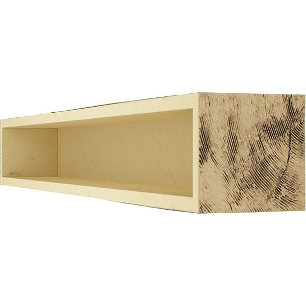 Ekena Millwork MANUKP06X08X72NG 6x22H x 8x22D x 72x22W Knotty Pine Faux Wood Fireplace Mantel, Natural Golden Oak