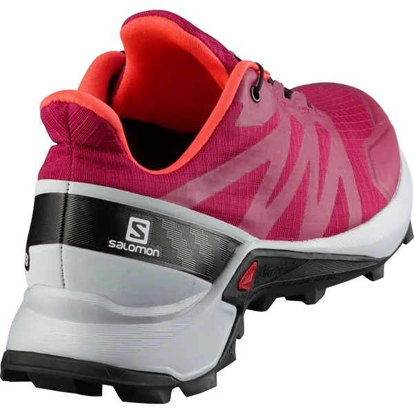 Salomon Women's Supercross Trail Shoes India Ink, White, Black 7.5