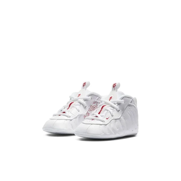 Nike Kids& Infant Lil& Posite One Crib Booties in White Size 1.0