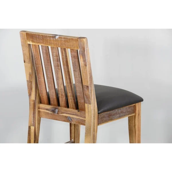 Sunny Designs 24x22H Slatback Barstool with Cushion Seat 1450RA-24