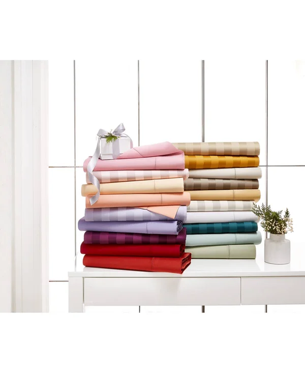 Charter Club Damask Extra Deep Pocket 100% Supima Cotton 550 Thread Count 4 pc. Sheet Set - California King, Created for Macy&s