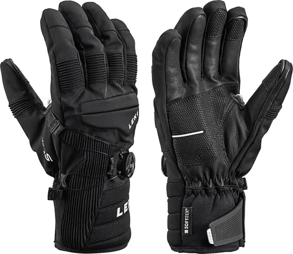 Leki Progressive Tune S Boa Ski Gloves (Black)