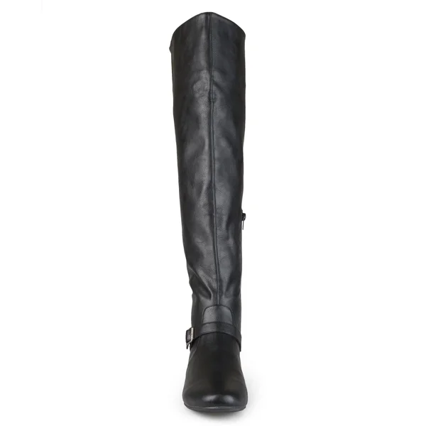 Journee Collection Women's Wide Calf Loft Boot - Black