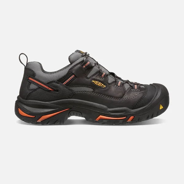 Keen Utility Braddock Low Steel Toe - Men's Black/Bossa Nova