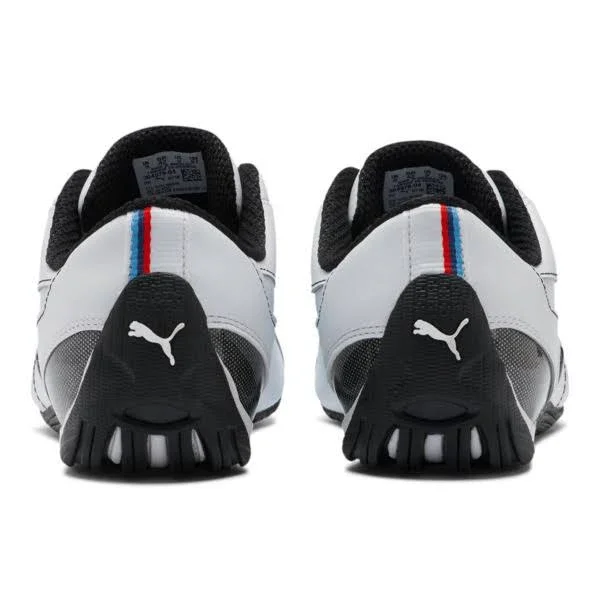 Puma Drift Cat 5 BMW NM Mens White Lace Up Athletic Racing Shoes 8