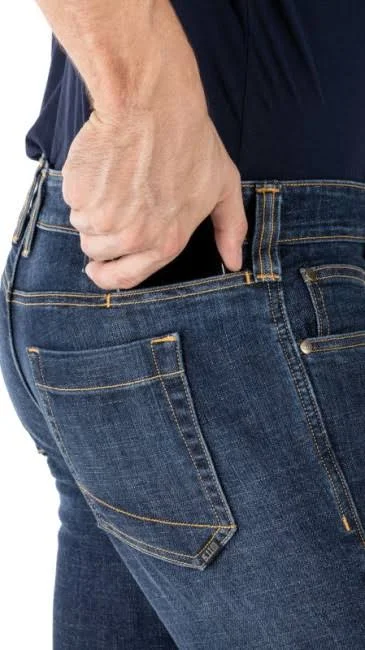 5.11 Tactical Defender Flex Slim Jeans - Men's W28 L36 Stone Wash Indigo 74465-648-28-36