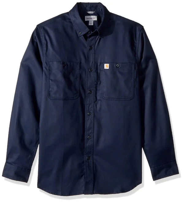 Carhartt Rugged Professional Series Long-Sleeve Shirt - Navy