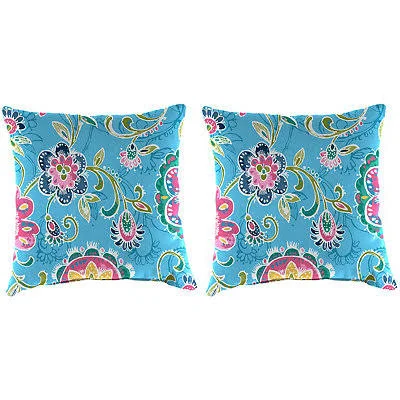 Isle Blossom Outdoor Throw Pillows, Set of 2