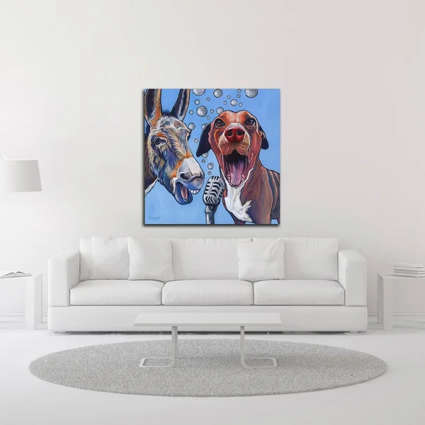 16x22 x 16x22 Harmony by Kathryn Wronski Print on Canvas