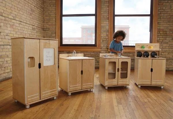 Jonti Craft 1710jc TrueModern Play Kitchen Fridge